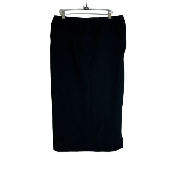 Alain Weiz Black Midi Pencil Skirt Size 12 - Picture 3 of 8